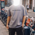 THE REVERSED RELAXED TEE IN DARK GREY