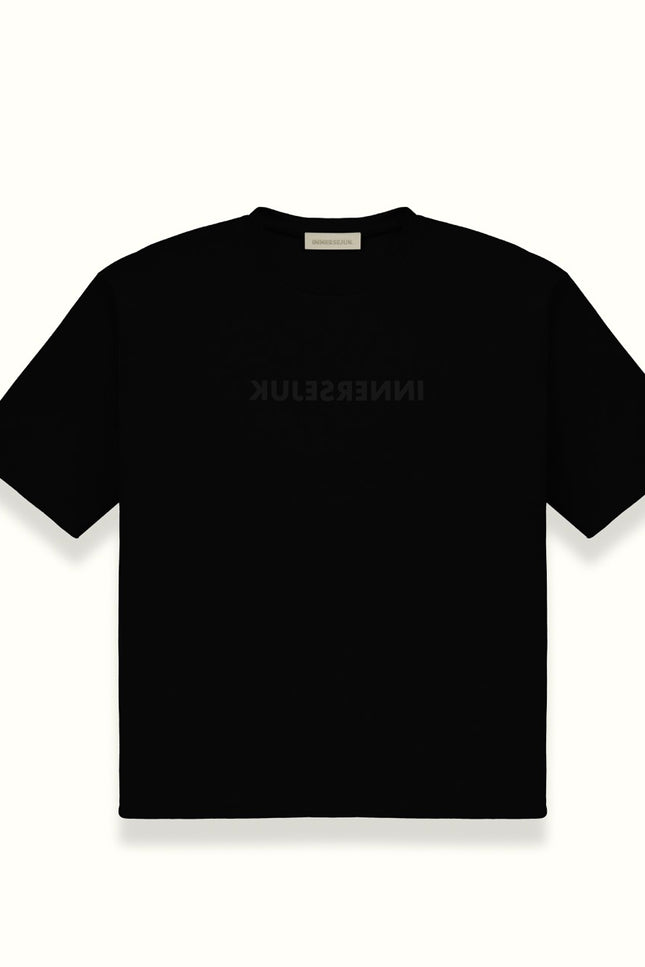 THE REVERSED OVERSIZED TEE IN BLACK