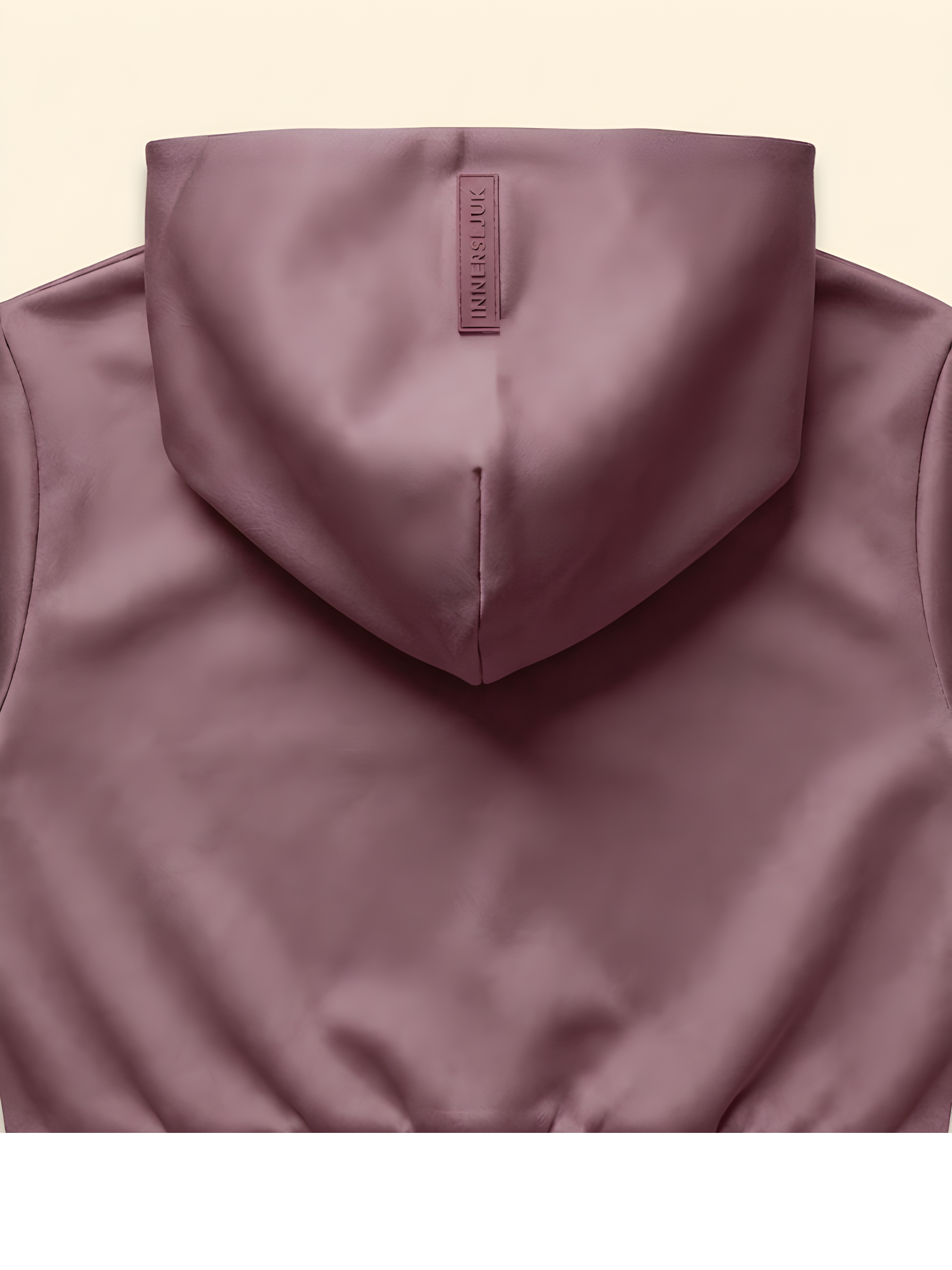 THE INNERSEJUK 2-IN-1 CROP HOODIE  IN DUSTY PURPLE